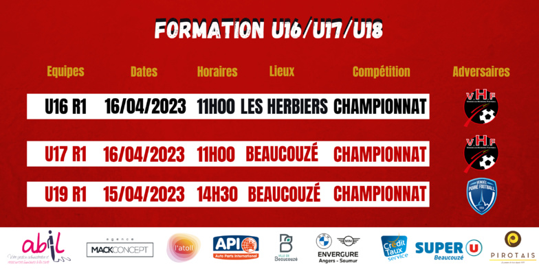 AGENDA DU WEEK-END !