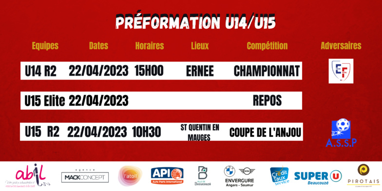 AGENDA DU WEEK-END !