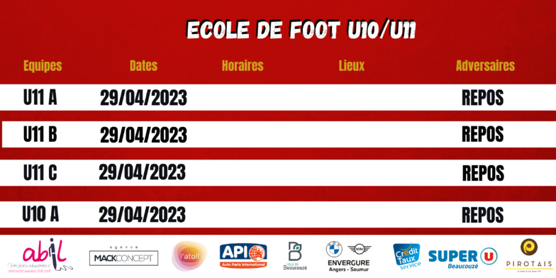 Agenda du week-end !
