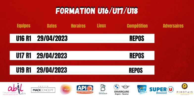 Agenda du week-end !
