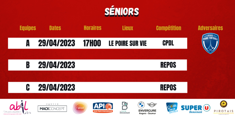 Agenda du week-end !