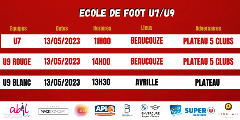 AGENDA DU WEEK-END !