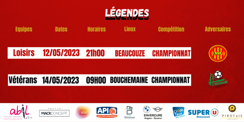 AGENDA DU WEEK-END !