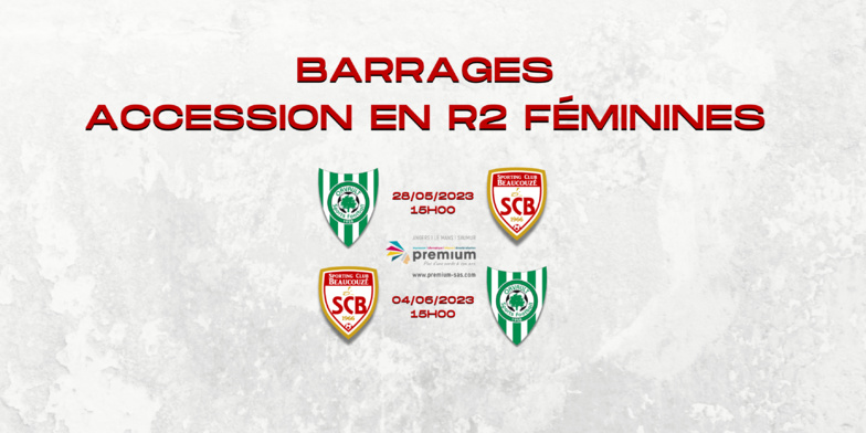 Barrages accession en Régional 2 Féminines, le Sporting affrontera la réserve d'Orvault !