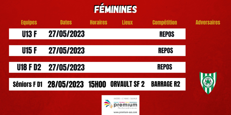 AGENDA DU WEEK-END !