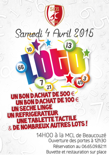 Super Loto / Soirée Bretonne, Samedi 04 Avril 2015 Super Loto / Soirée Bretonne, Samedi 04 Avril 2015