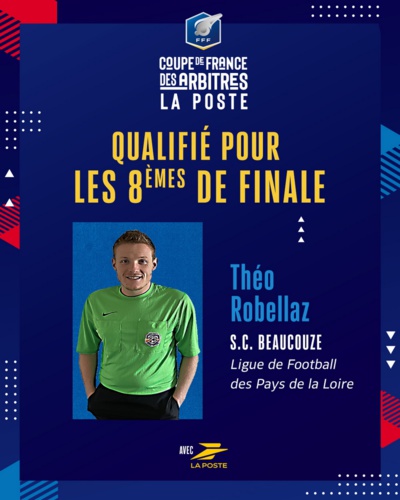 Théo ROBELLAZ en 8es de finale de la COUPE DE FRANCE Théo ROBELLAZ en 8es de finale de la COUPE DE FRANCE