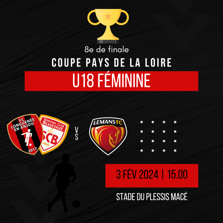 U18F. LE MANS FC en apothéose de la Coupe Pays de la Loire U18F. LE MANS FC en apothéose de la Coupe Pays de la Loire