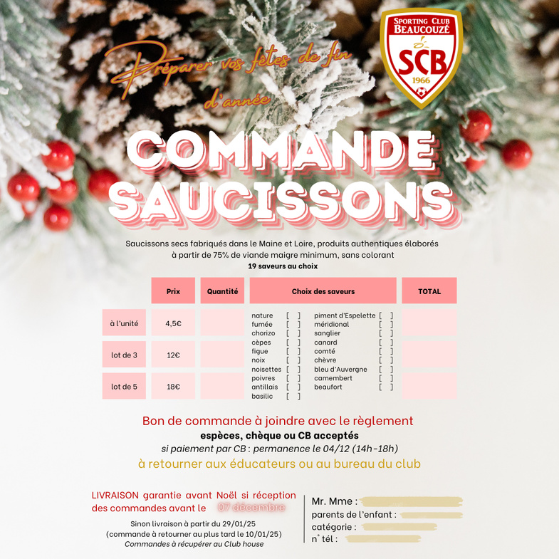 Vente de Saucissons Vente de Saucissons