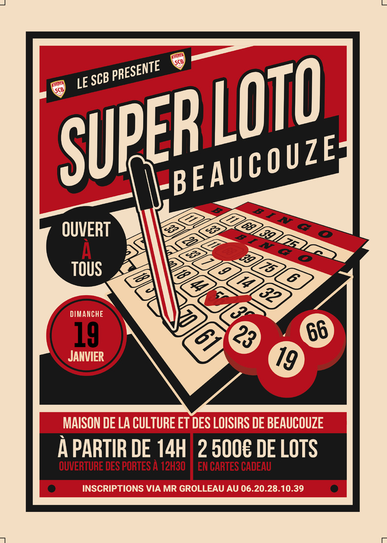 Super Loto du SC Beaucouzé Super Loto du SC Beaucouzé
