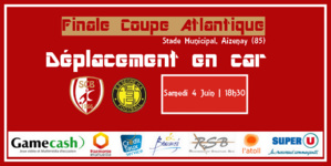 Coupe Atlantique. Déplacement en car mis à disposition pour la finale Coupe Atlantique. Déplacement en car mis à disposition pour la finale