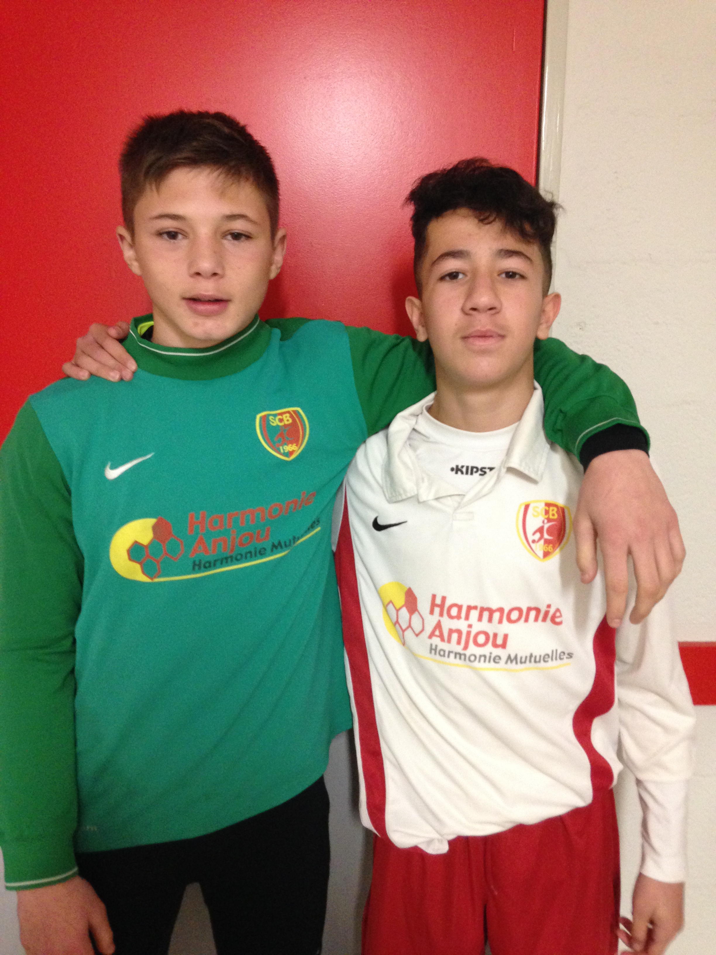 U15. Deux jeunes représentants du SCB au rassemblement régional 