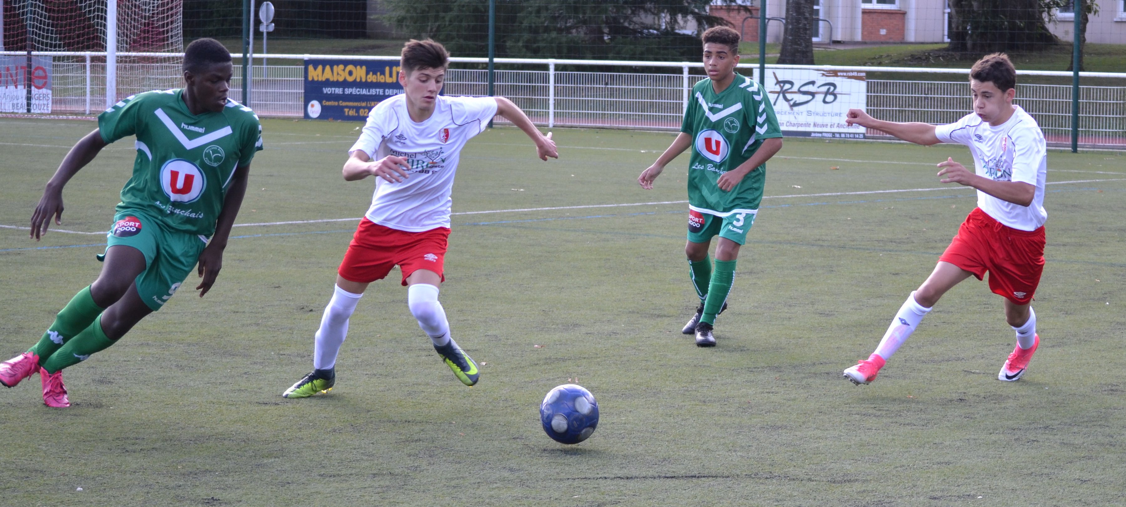 Jeunes à 11. Belle performance des U17A et des U15A