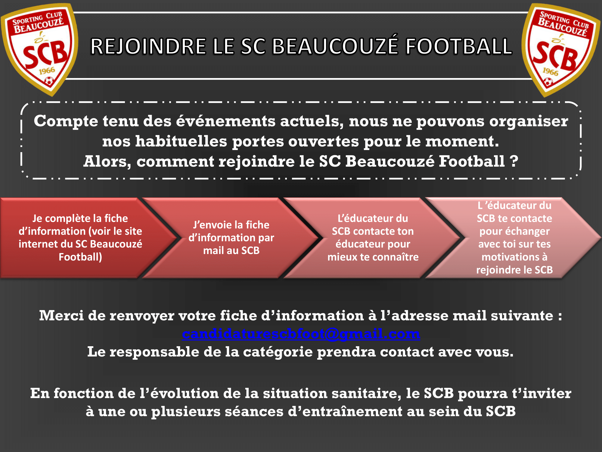 Tu souhaites rejoindre le club, on va t'aider à prendre contact Tu souhaites rejoindre le club, on va t'aider à prendre contact