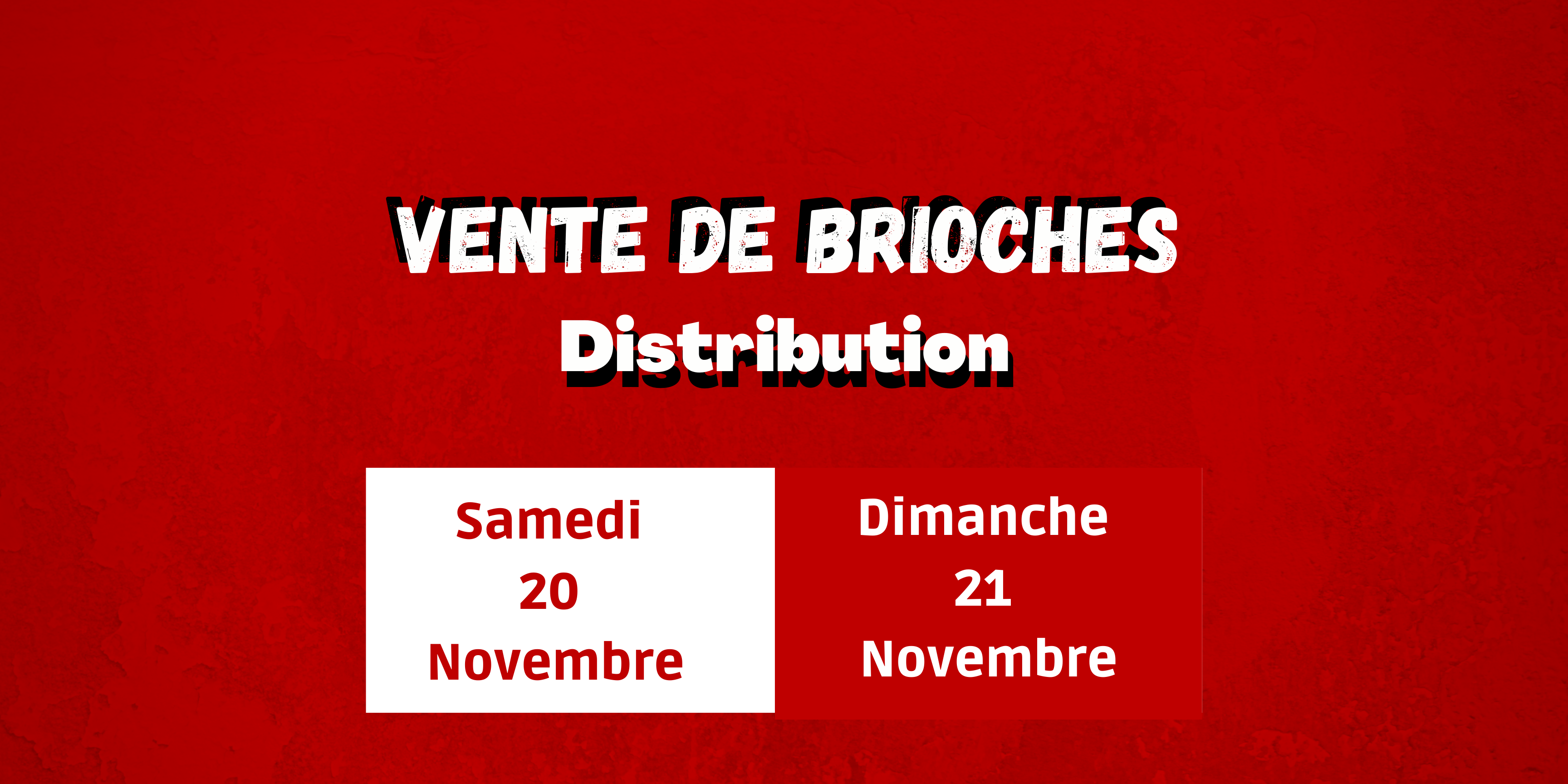 Distribution des Brioches au Club House du Sporting !