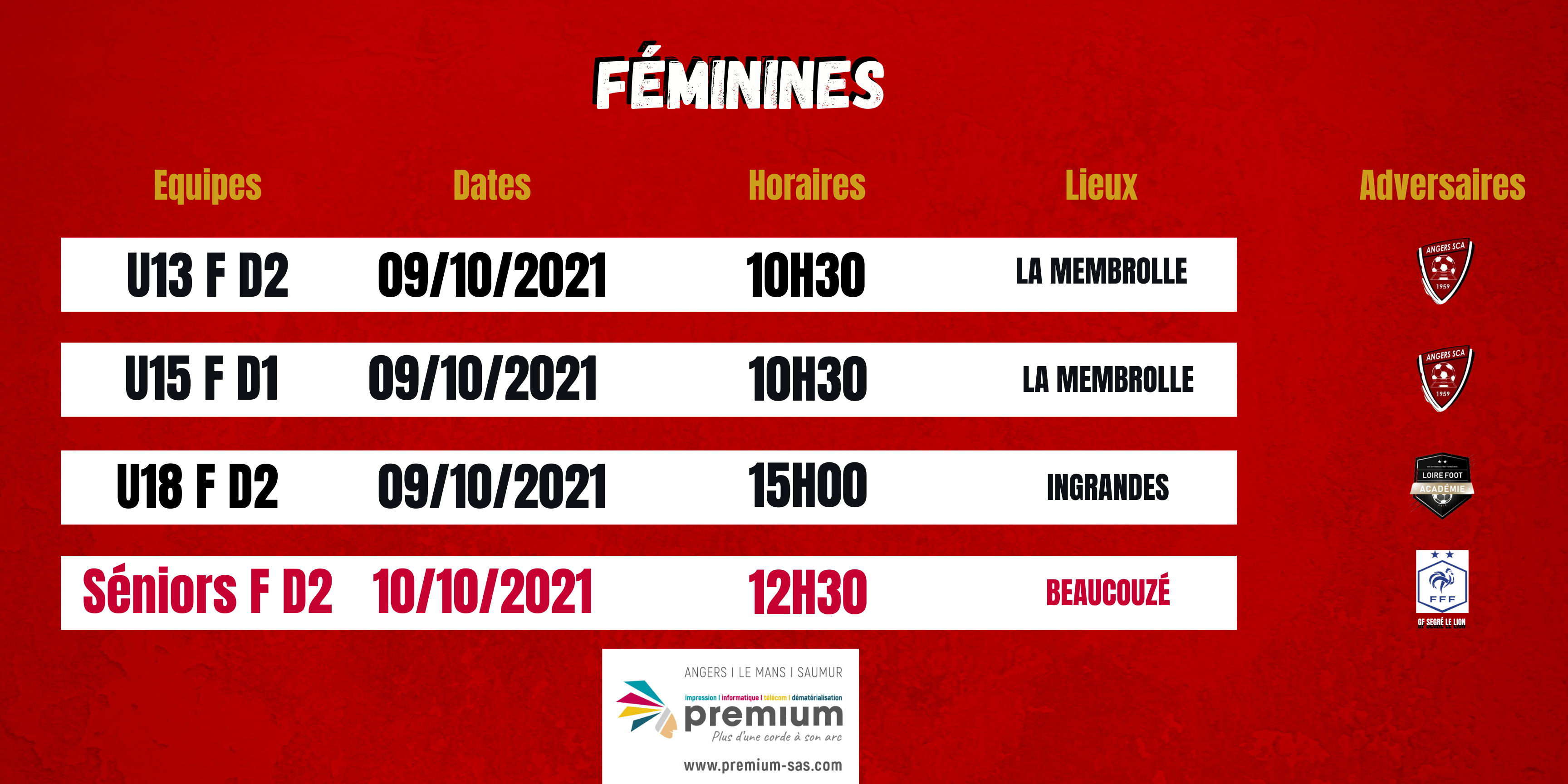AGENDA DU WEEK-END