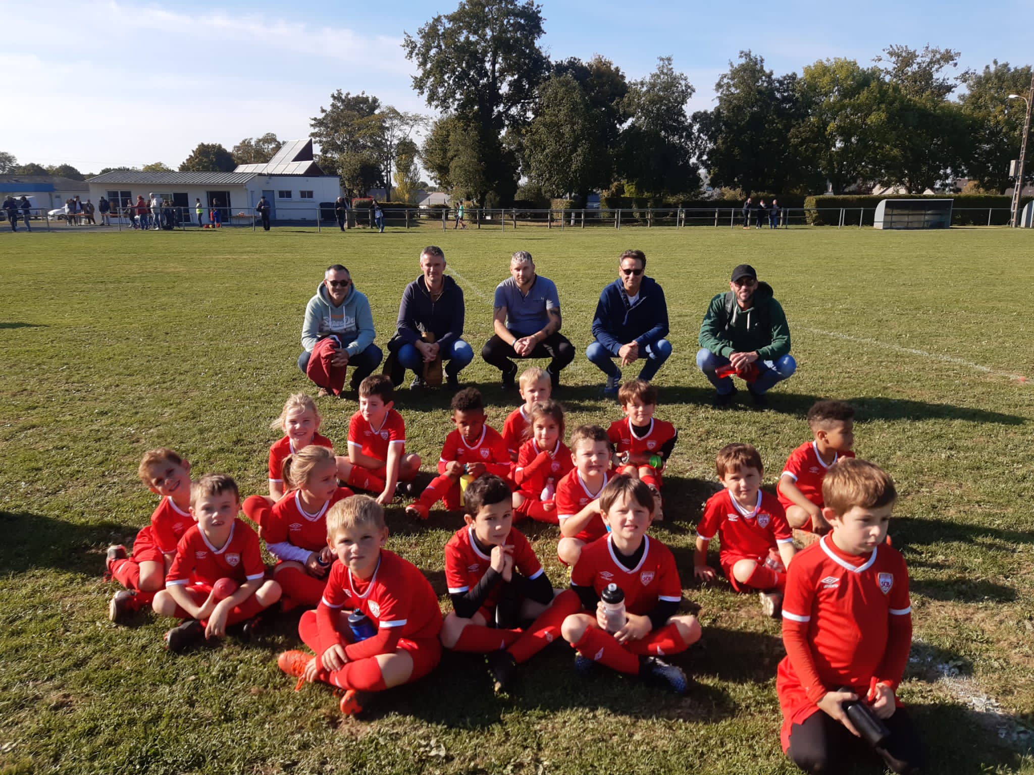 Nos chérubins U7 ont pris plaisir à Vern d'Anjou.