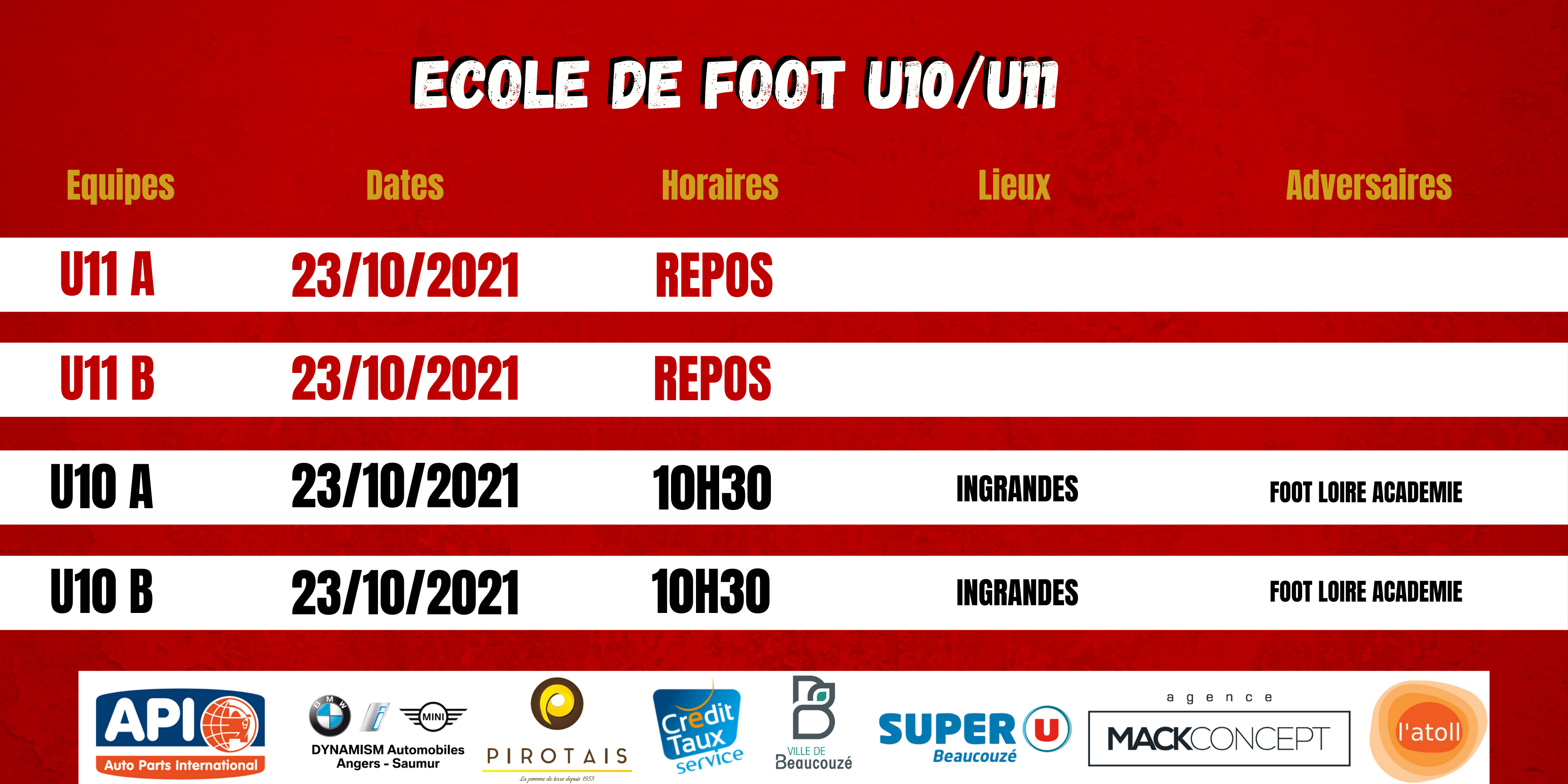 Agenda du Week-End !