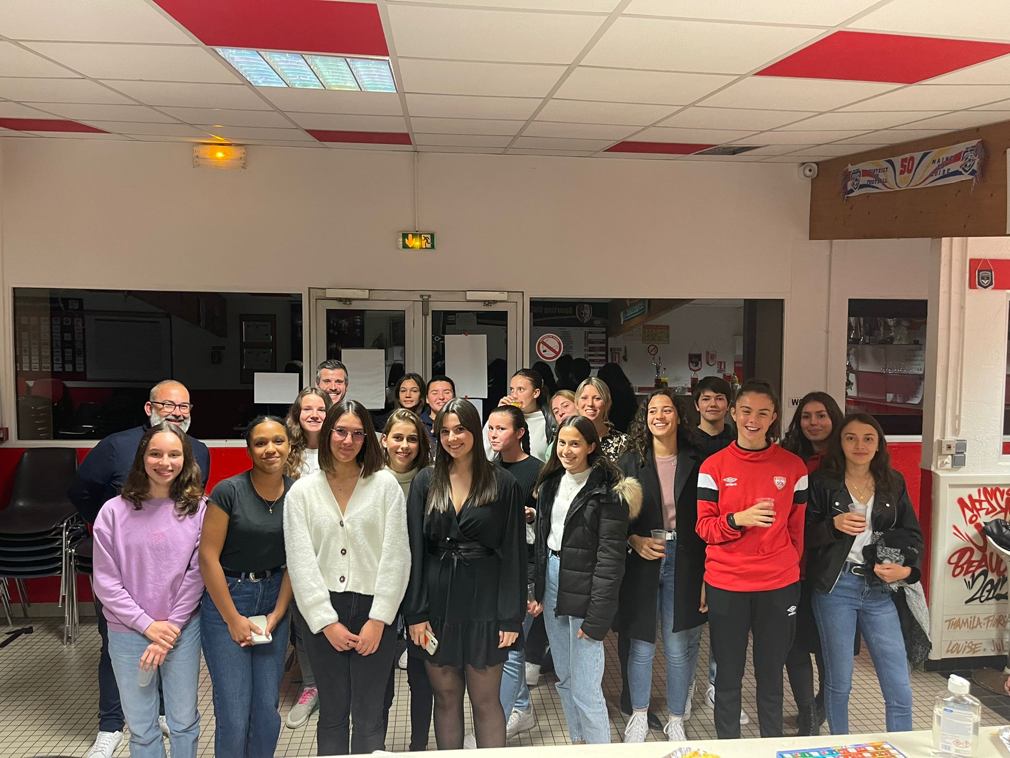 Soirée analyse et cohésion pour nos féminines !