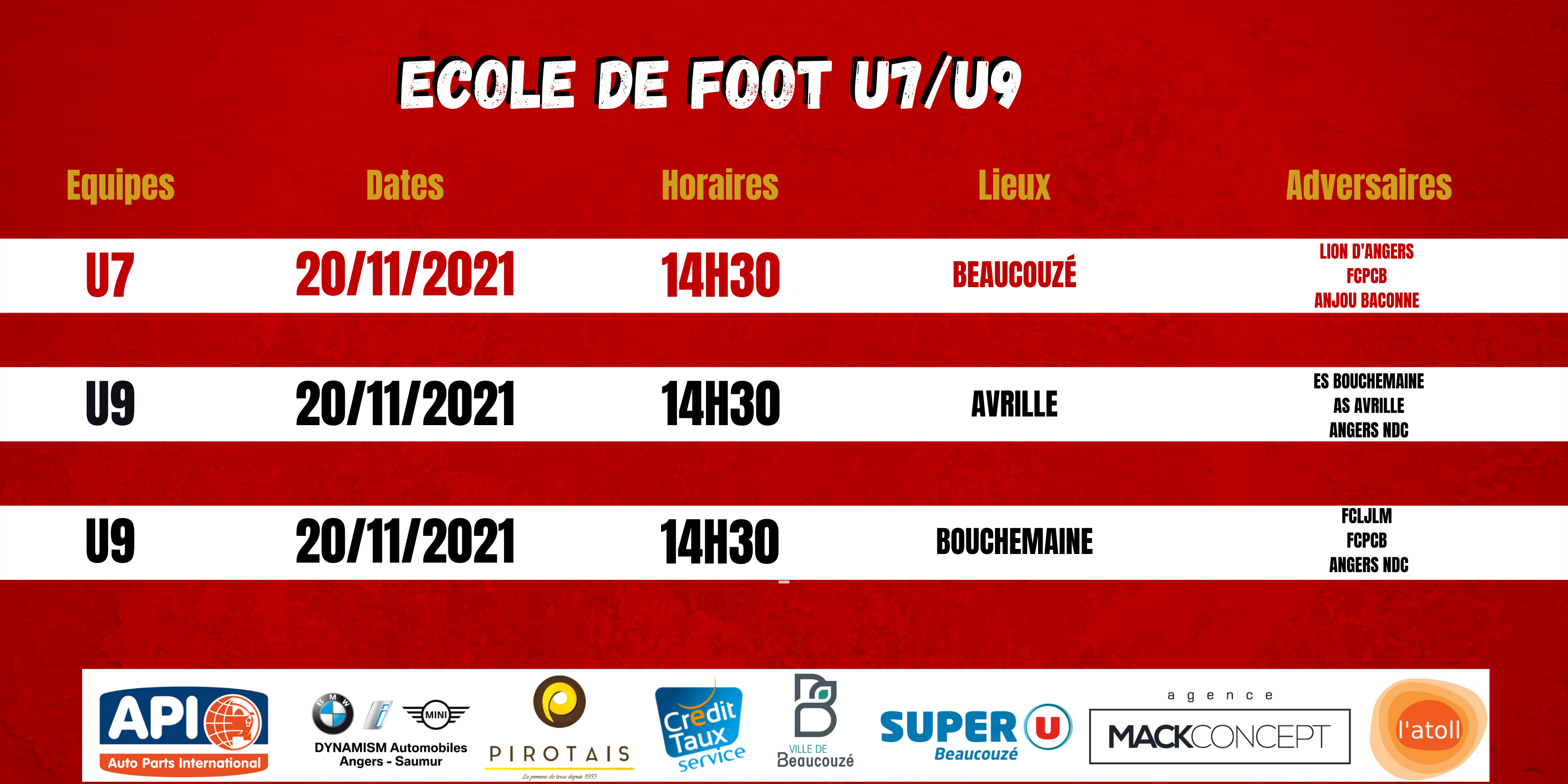 Agenda du Week-End !