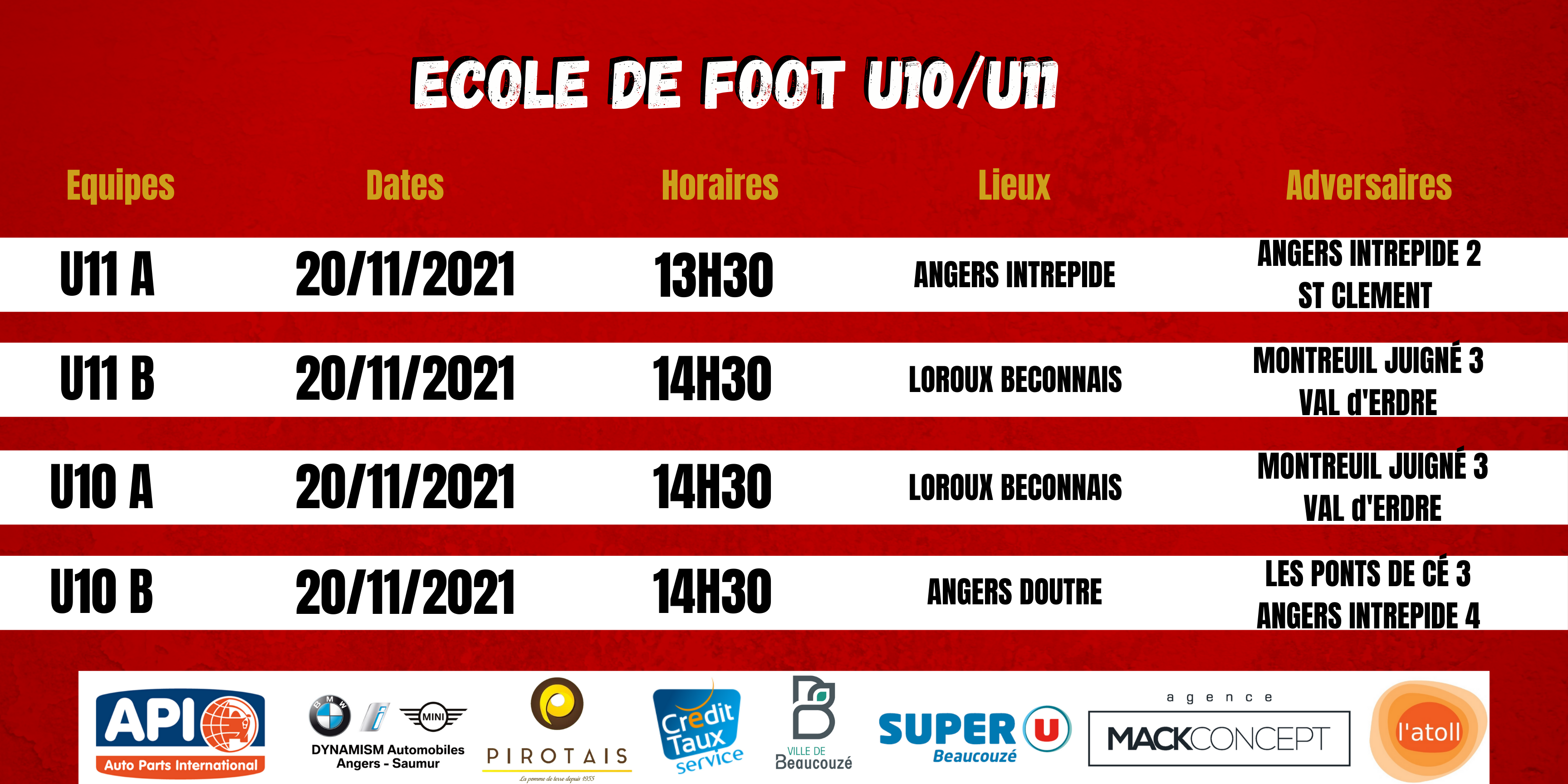 Agenda du Week-End !