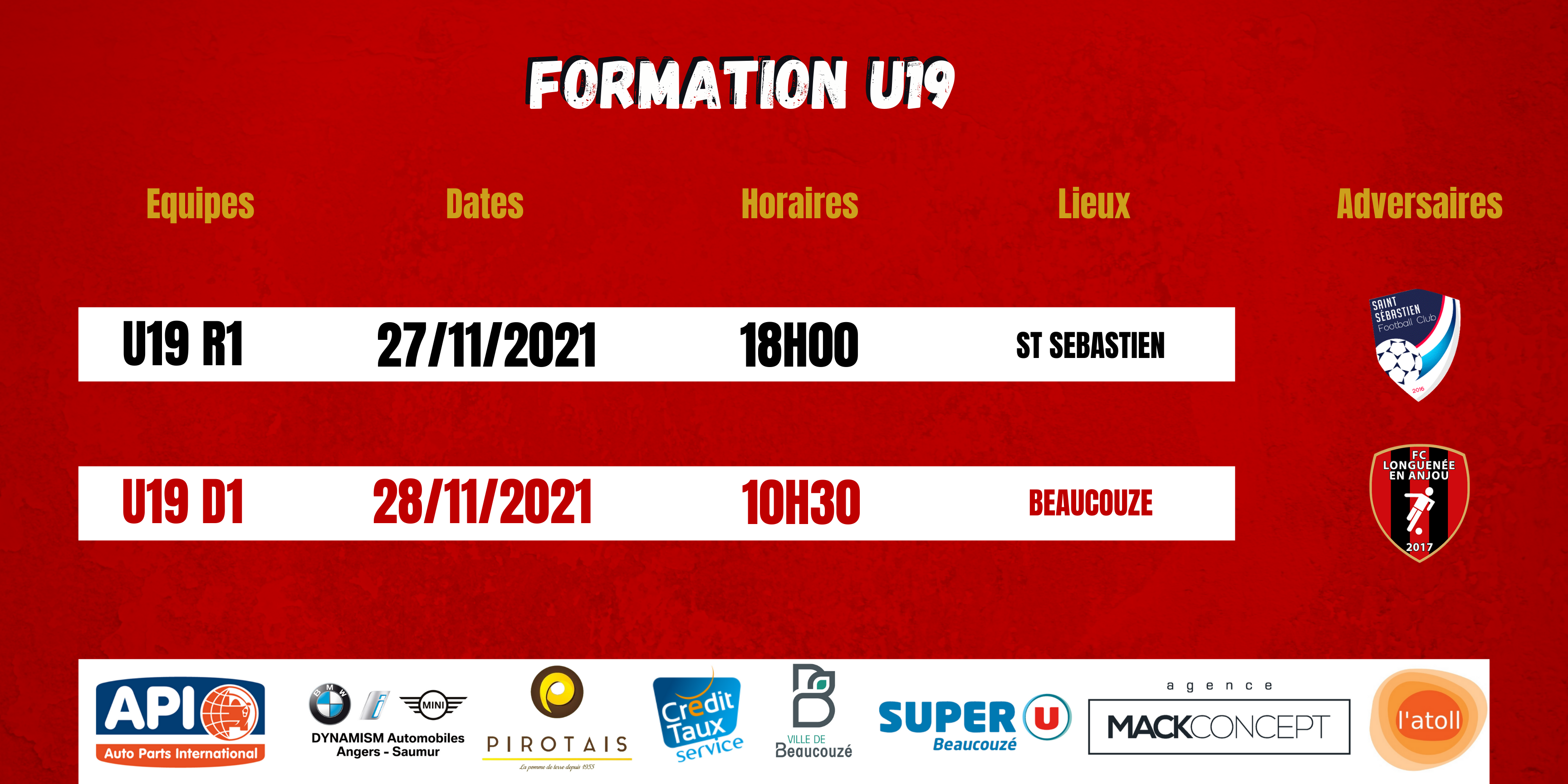 Agenda du Week-End !