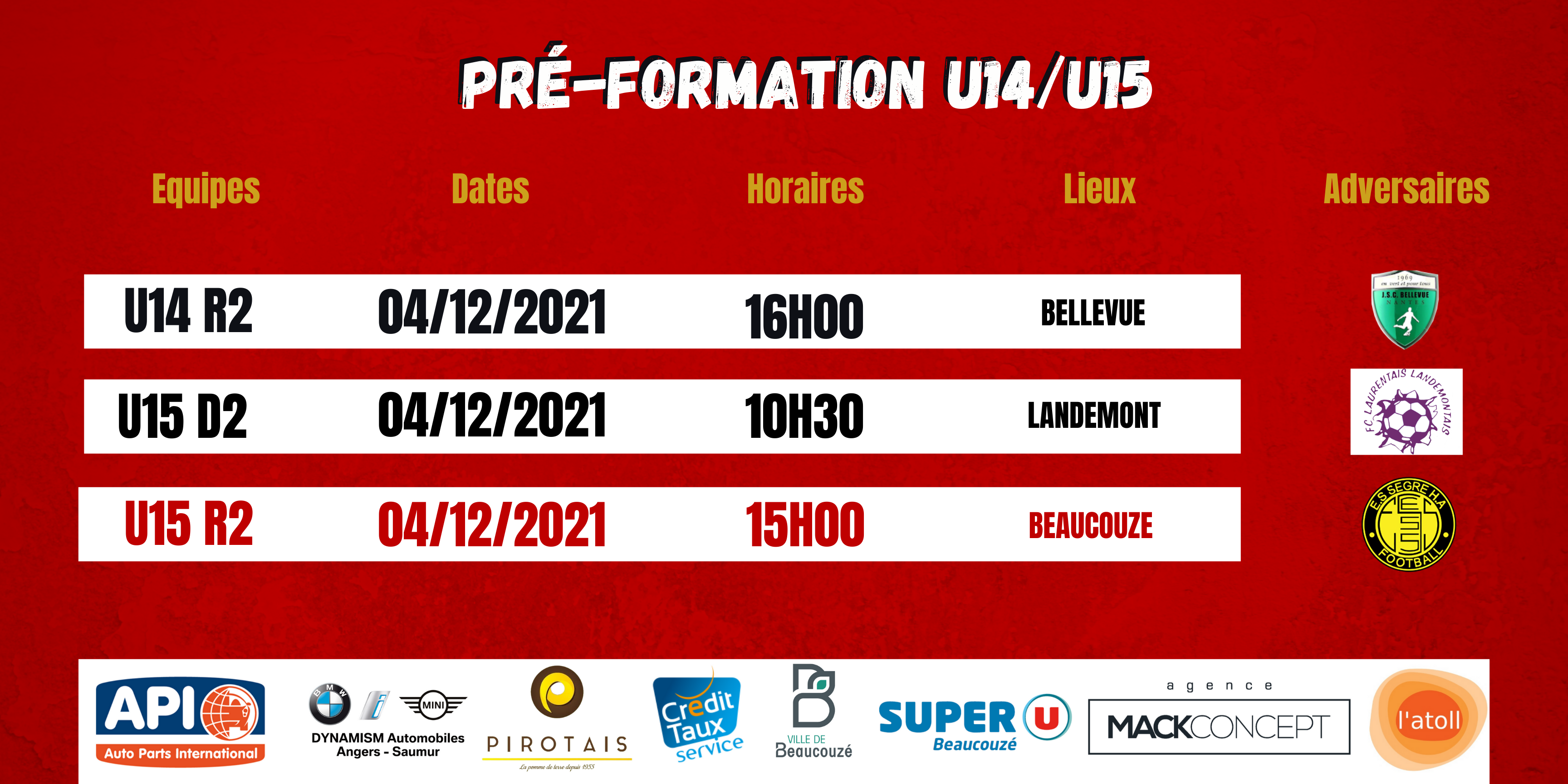Agenda du Week-End !
