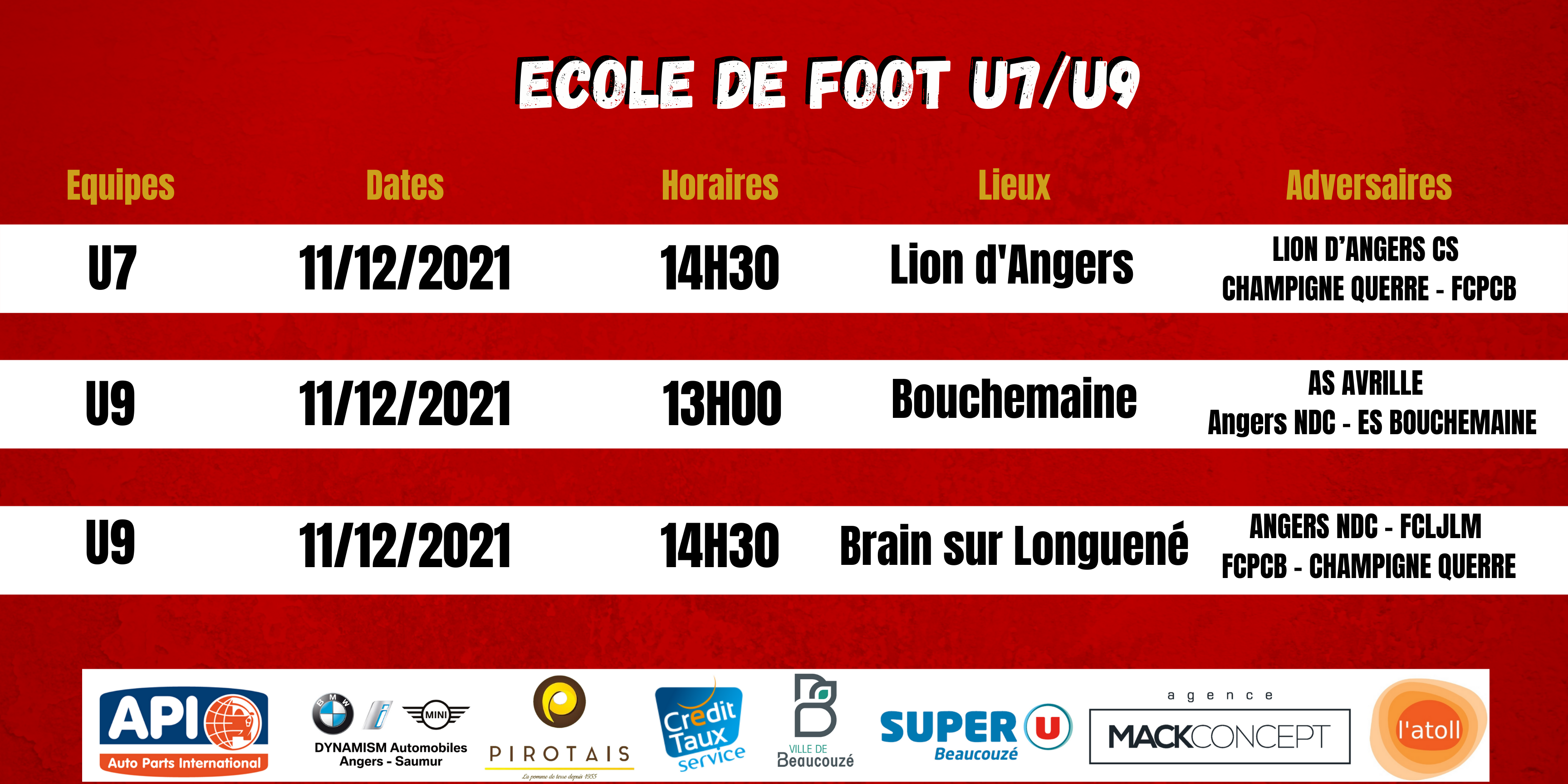 Agenda du Week-End !