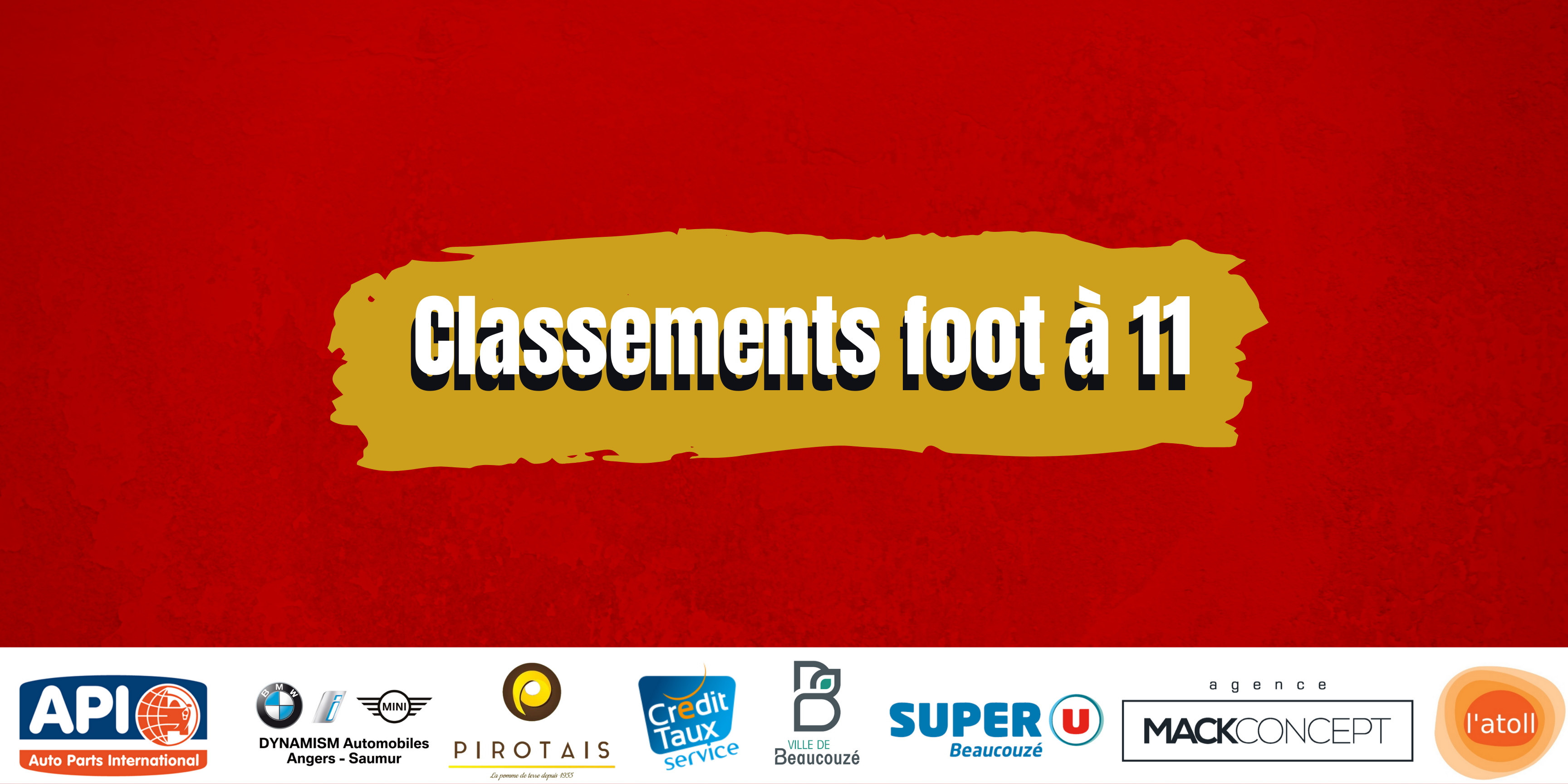 Classements mi-saison !