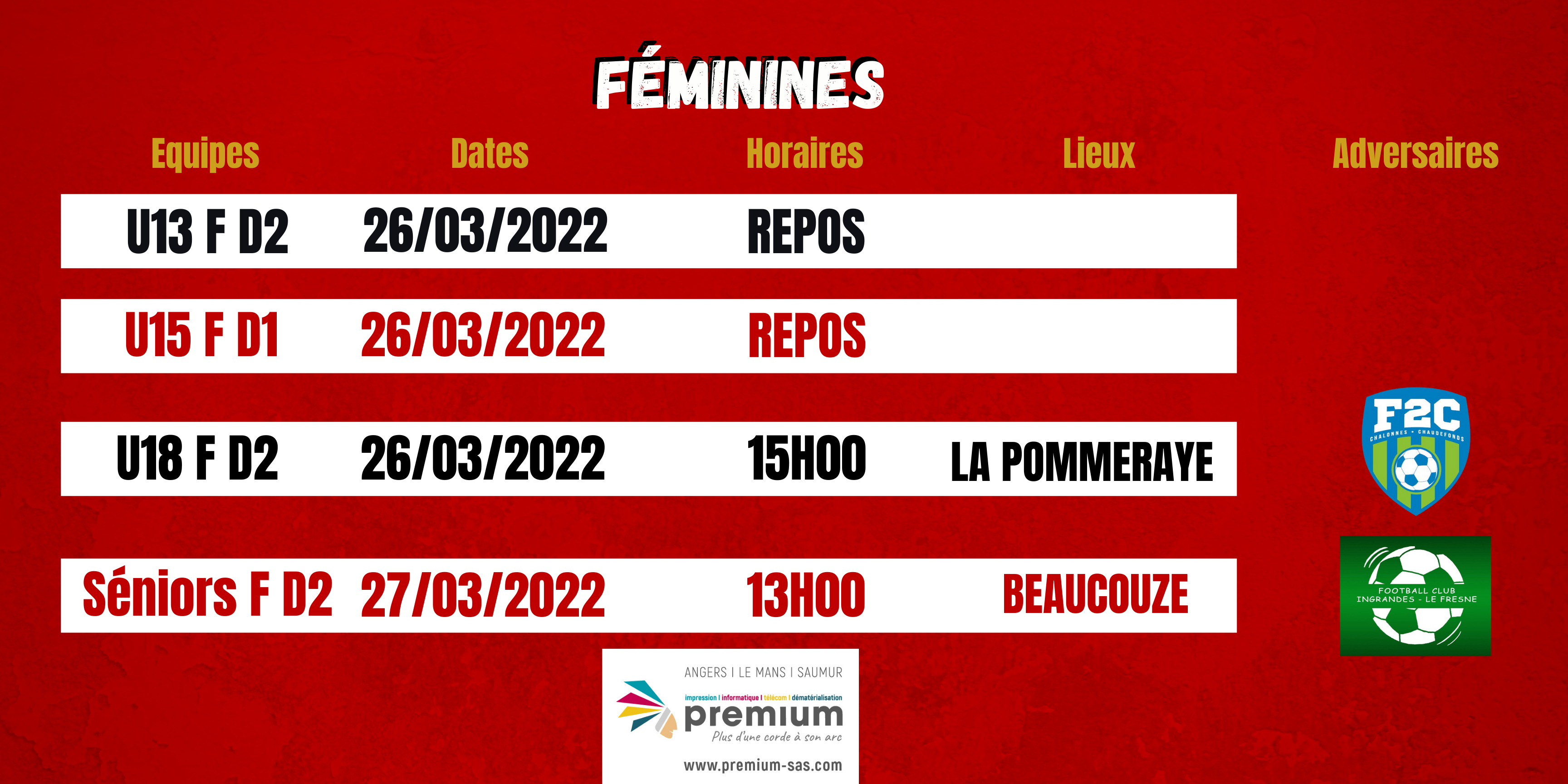 Agenda du week-end !