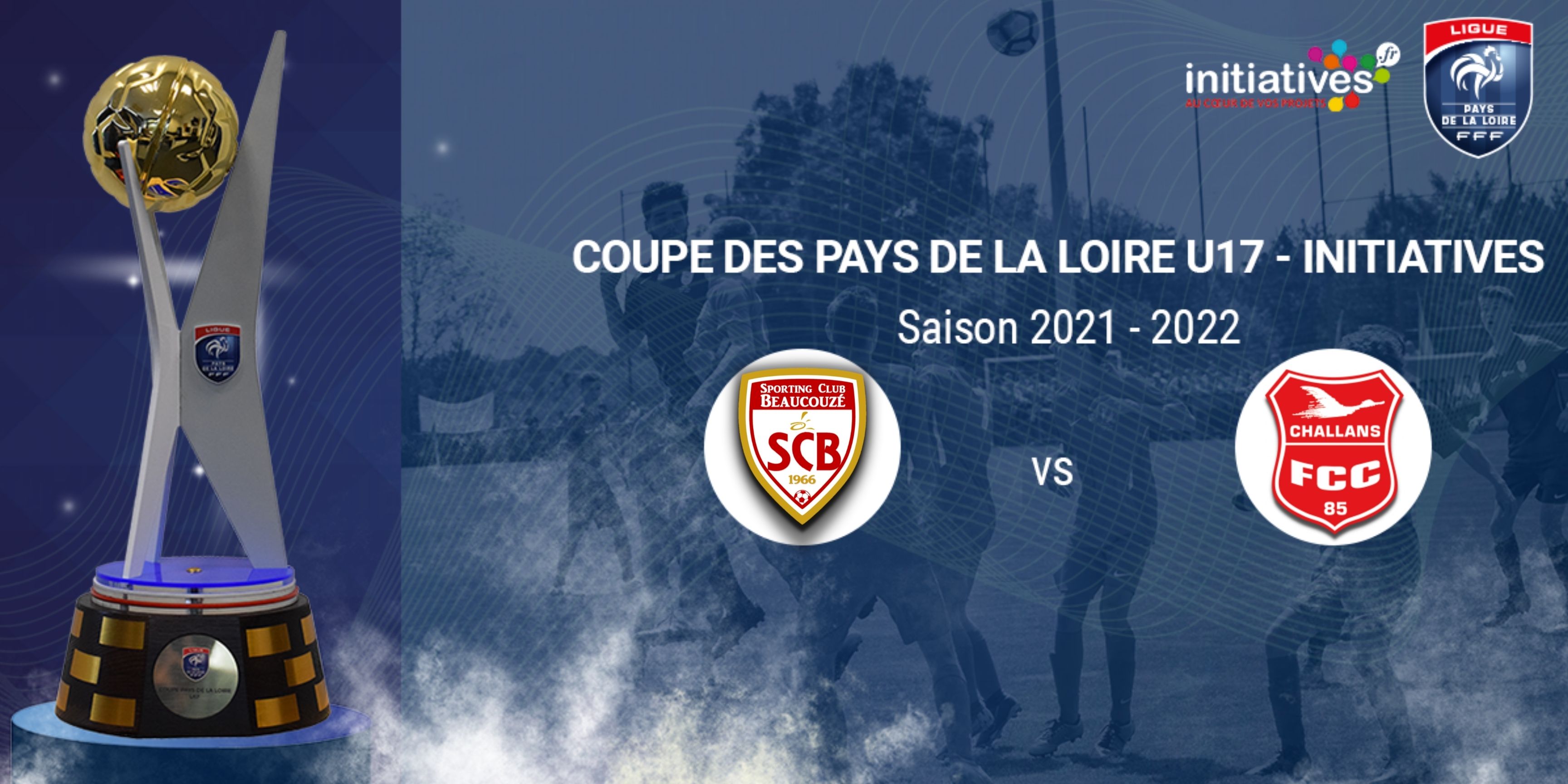 Tirage Quart de Finale de la Coupe des Pays de la Loire Initiatives U17 !