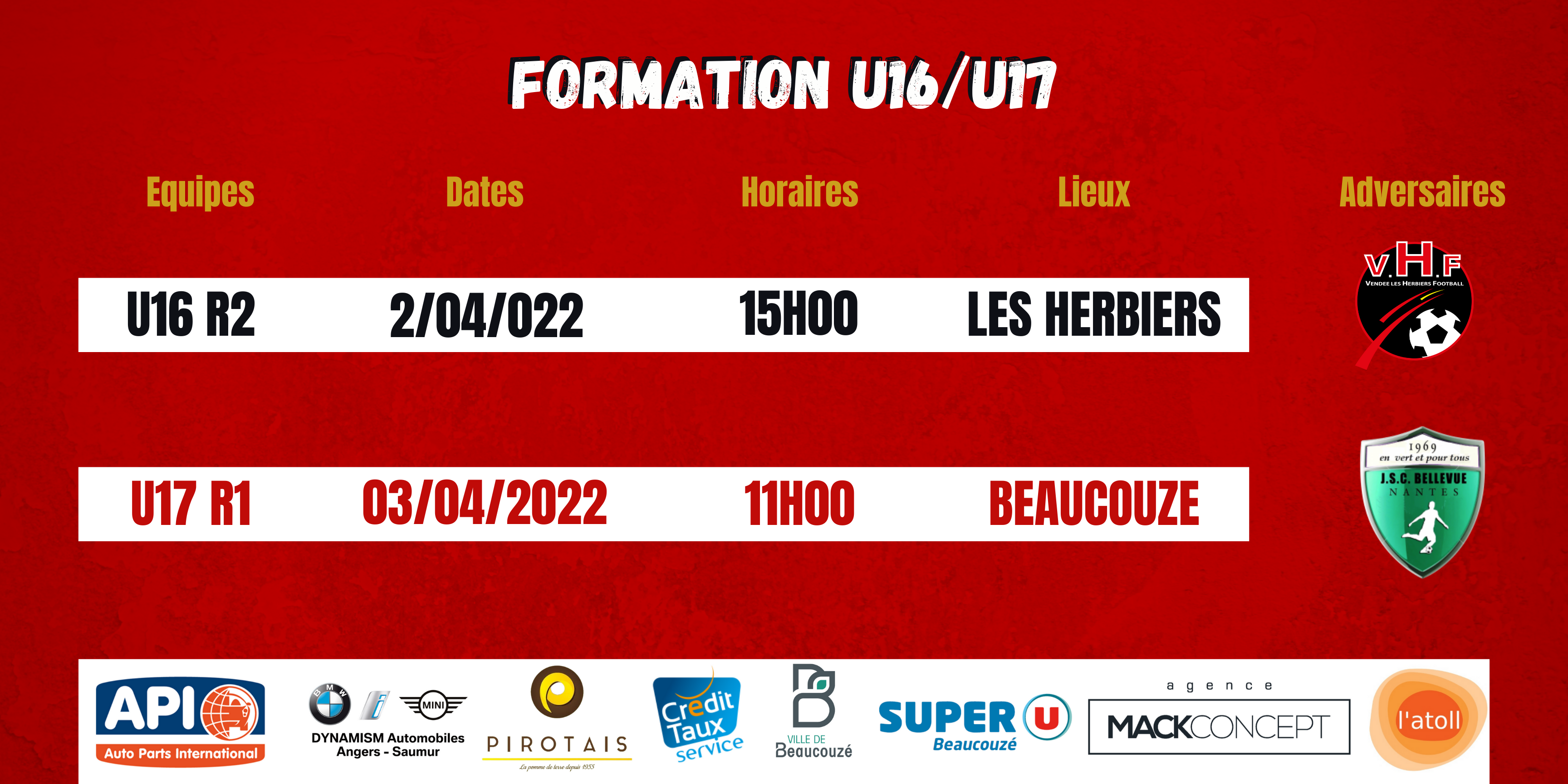 Agenda du week-end !