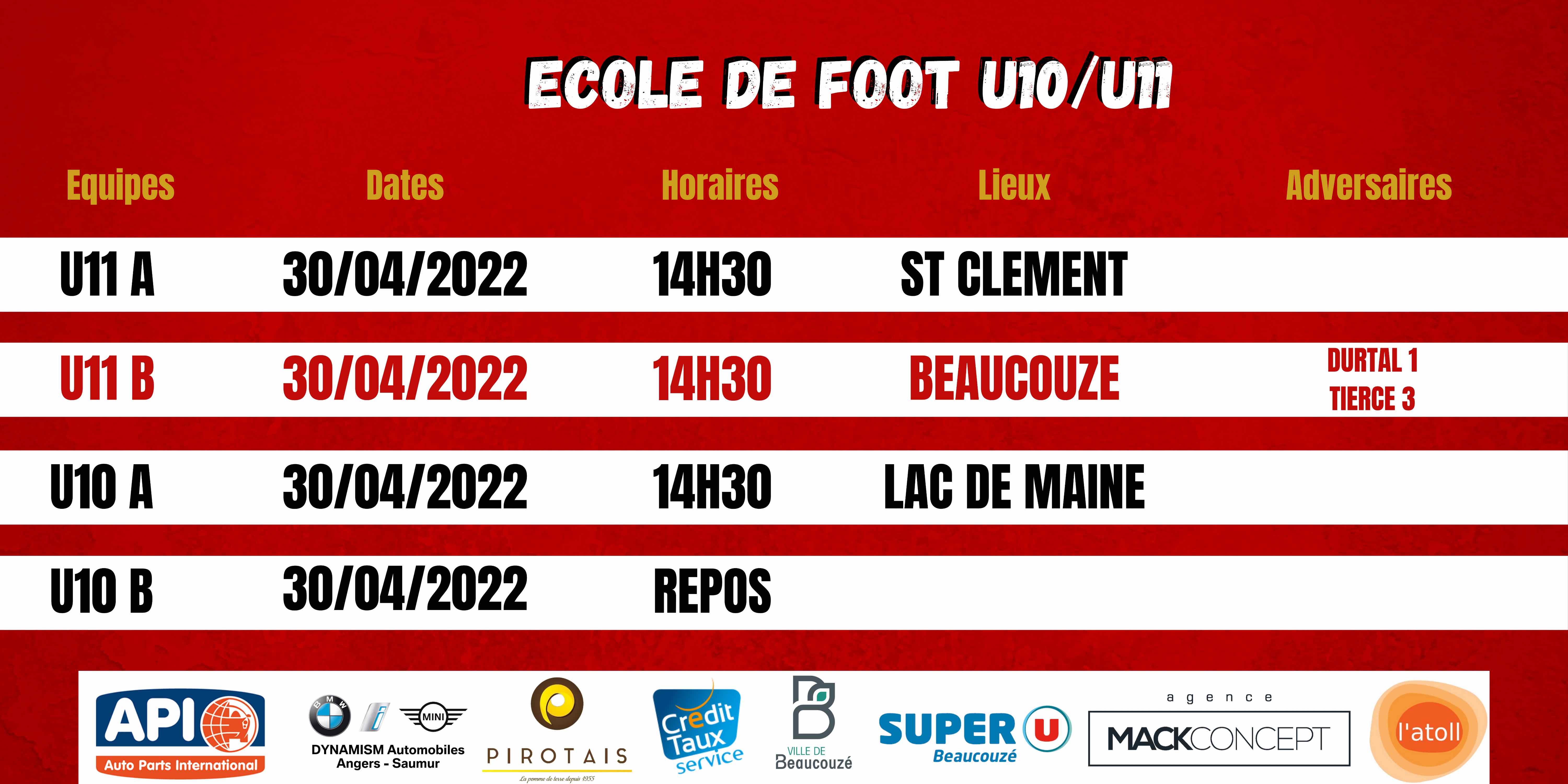 Agenda du week-end !
