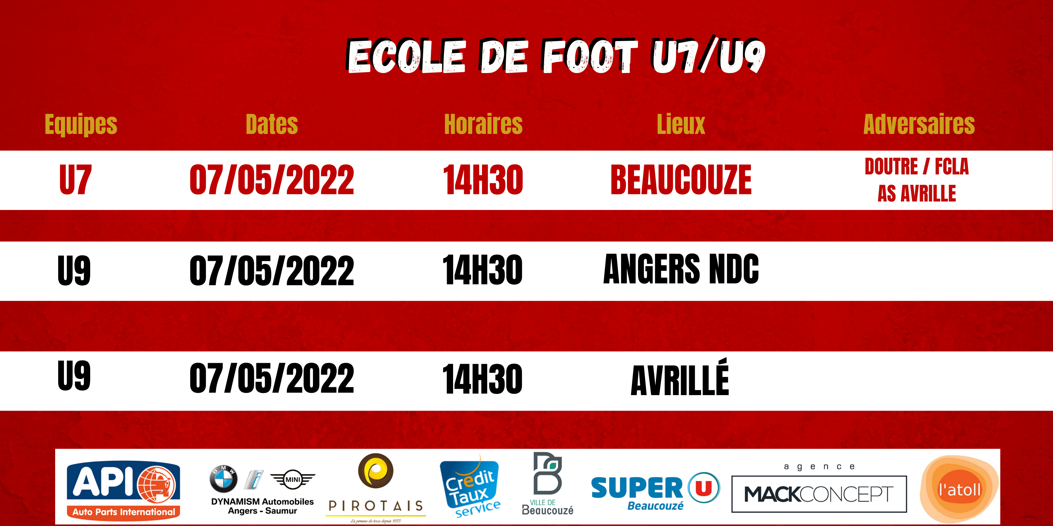 Agenda du week-end !