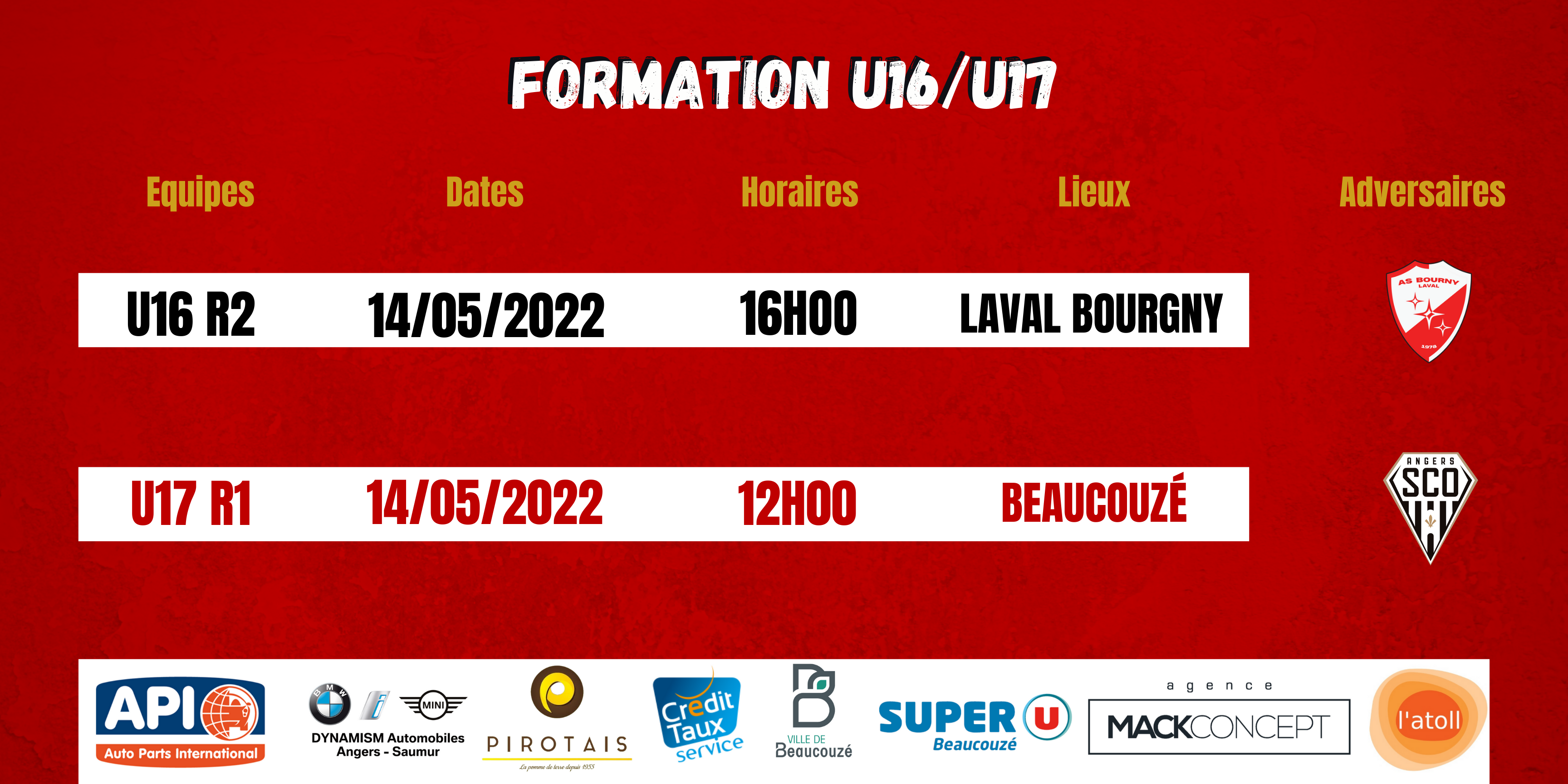 Agenda du week-end !