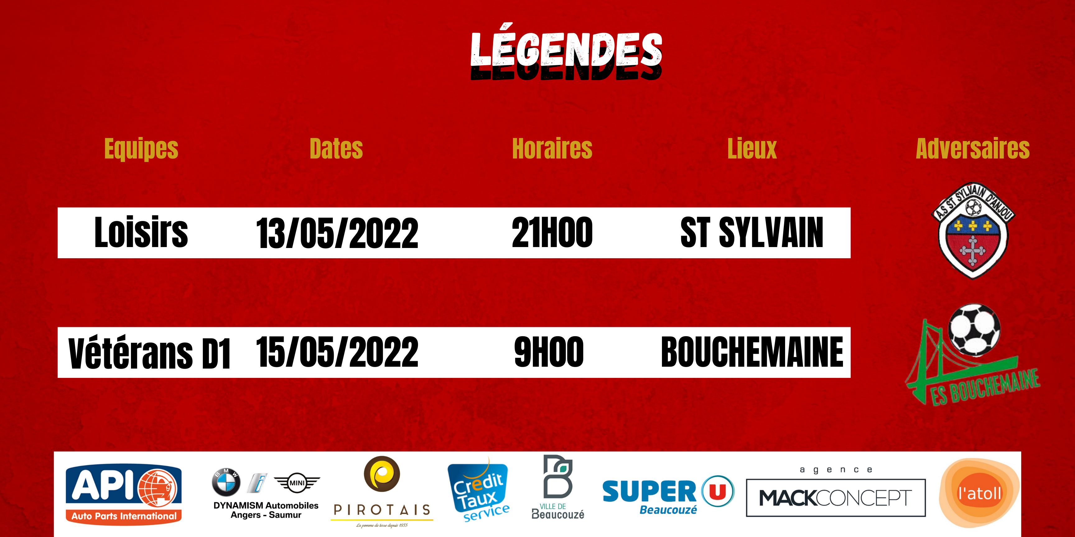 Agenda du week-end !