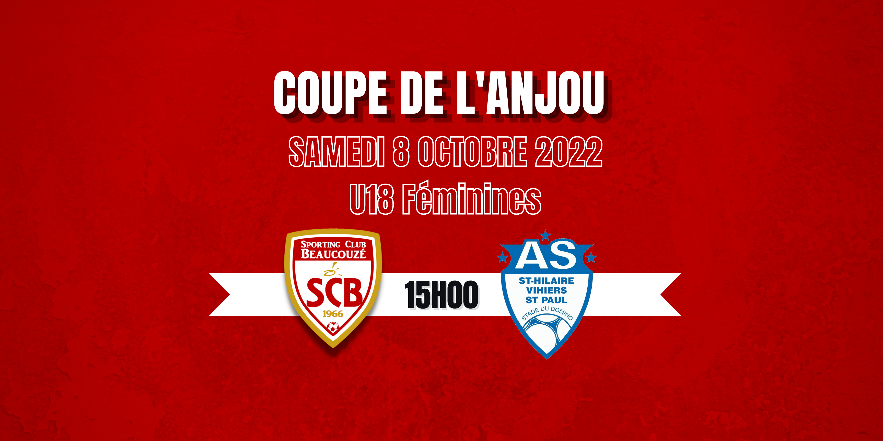 Tirage 1er Tour de la Coupe de l'Anjou U18 Féminines !