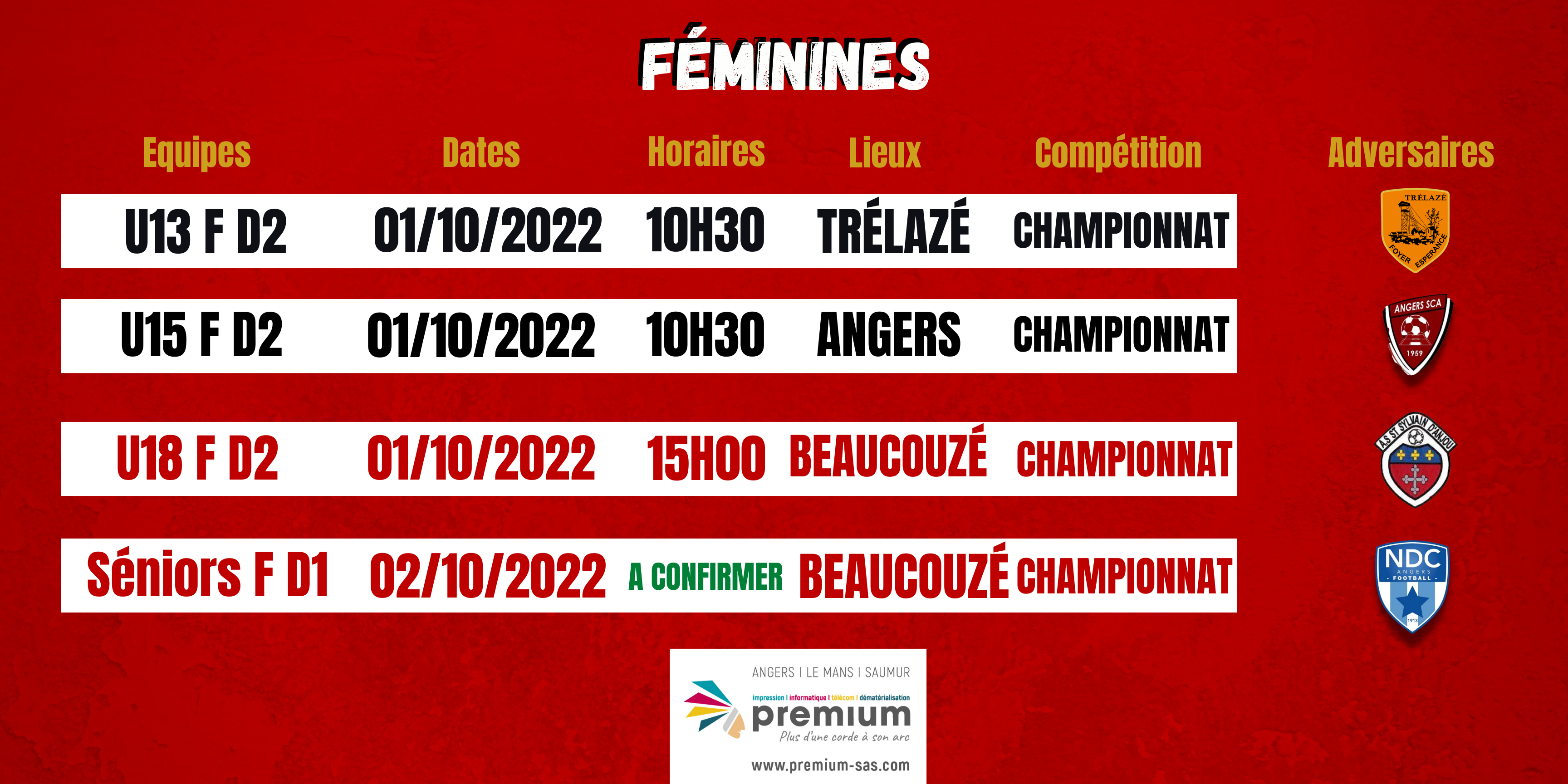 Agenda du week-end !