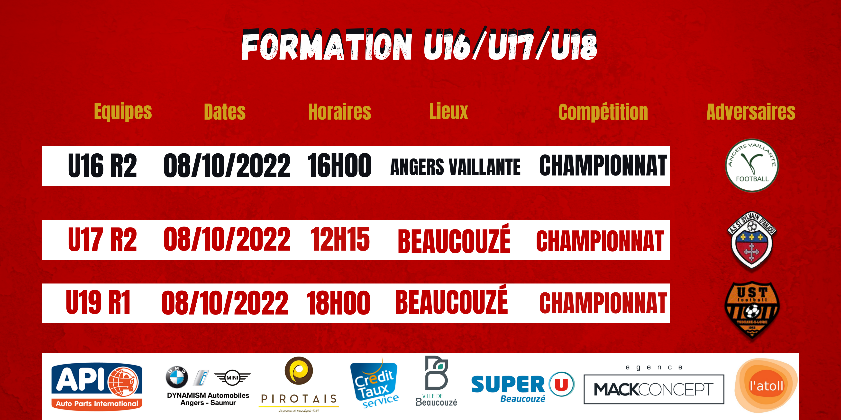Agenda du week-end !