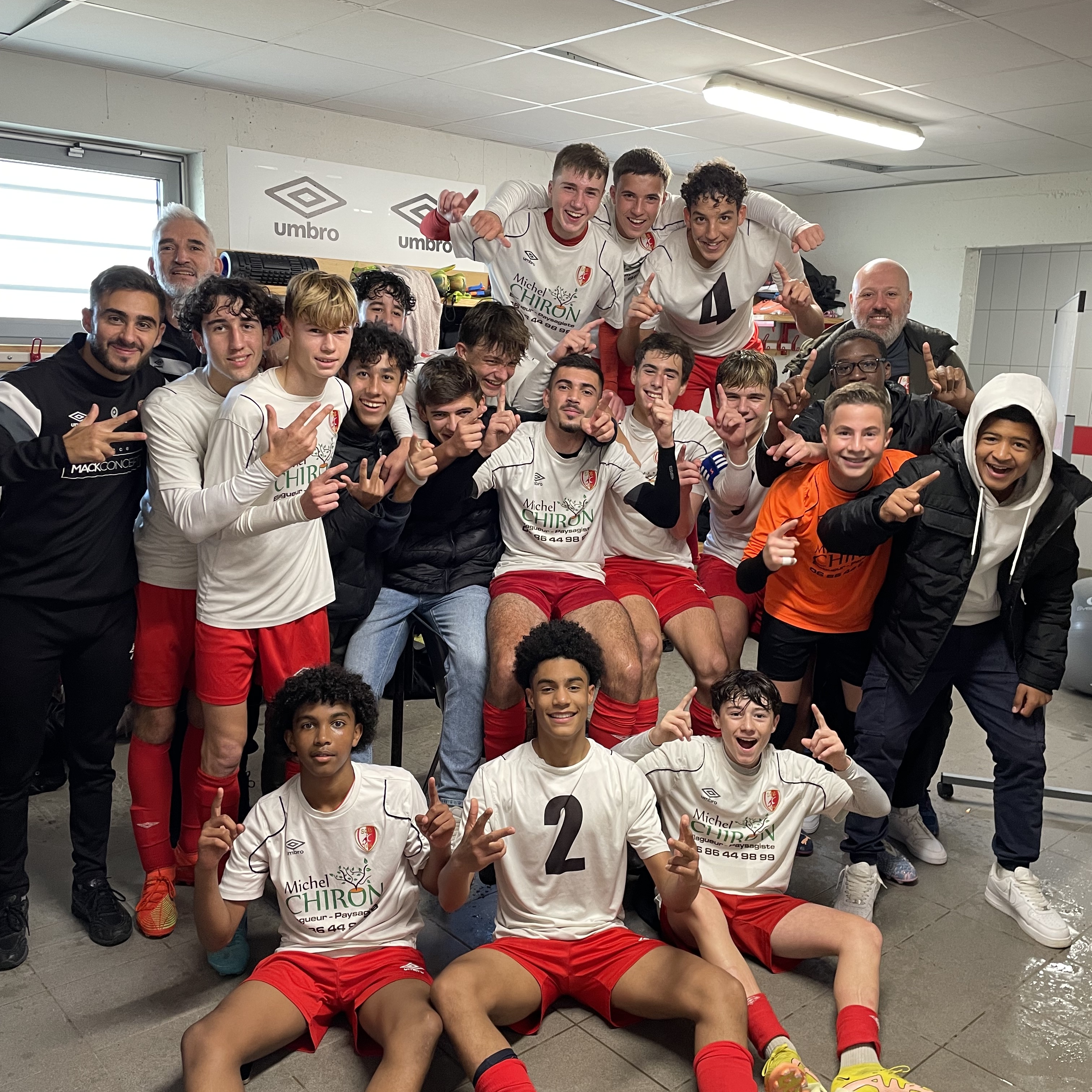 Les U16 montent en Régional 1