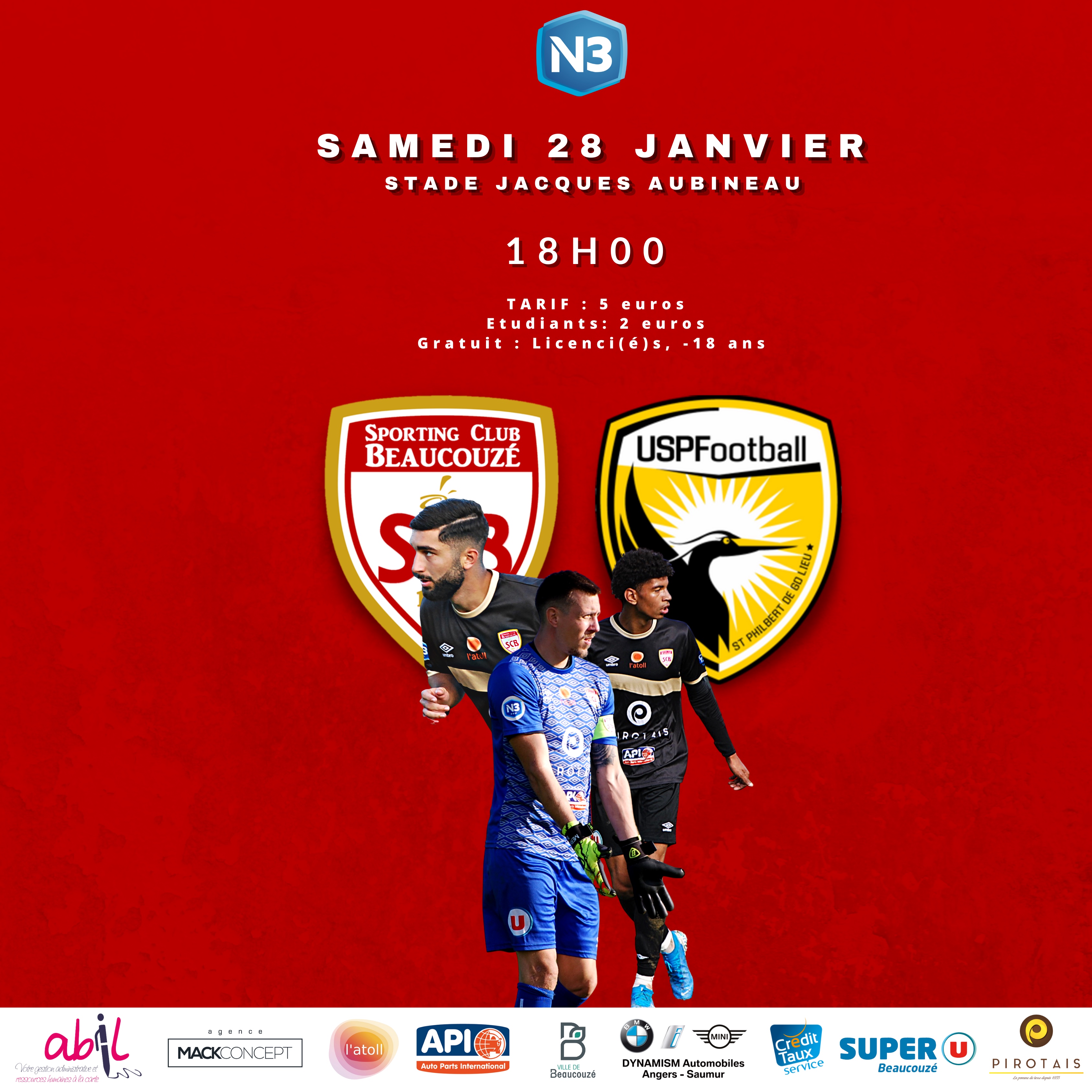 NATIONAL 3 TOUS AU STADE !