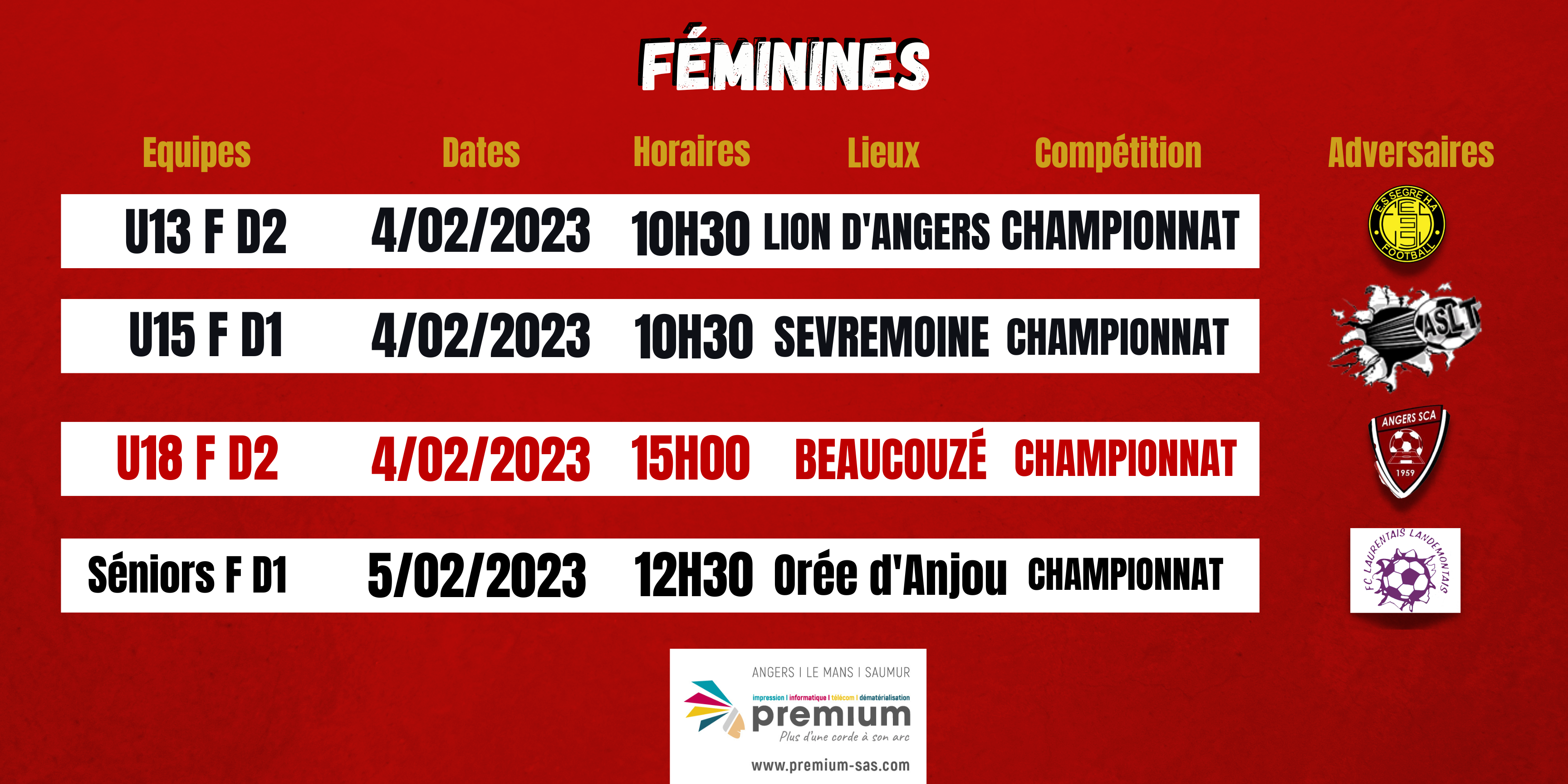 AGENDA DU WEEK-END !