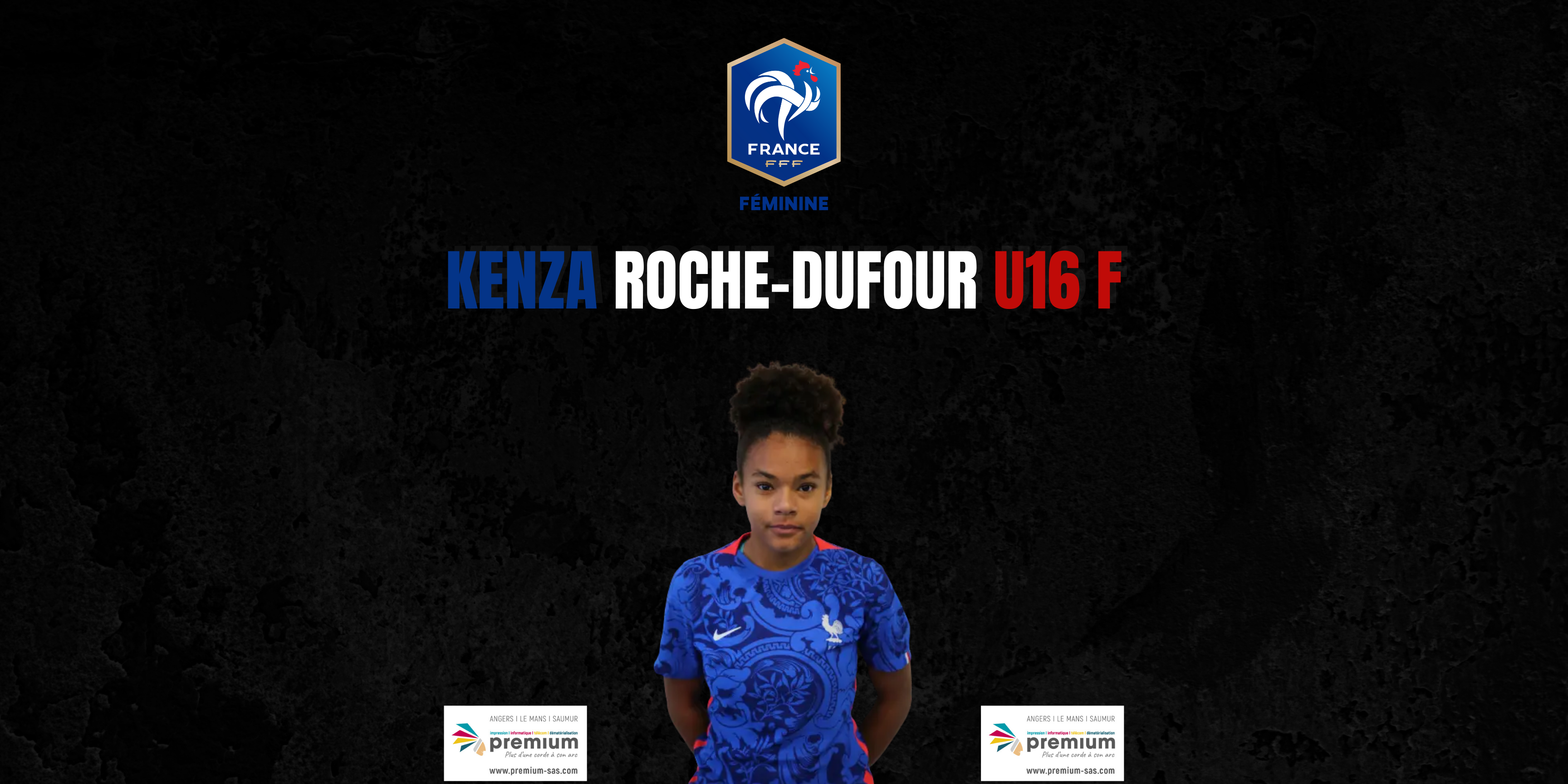 Kenza ROCHE-DUFOUR sélectionnée en Équipe de France U16 féminines contre l'Italie !