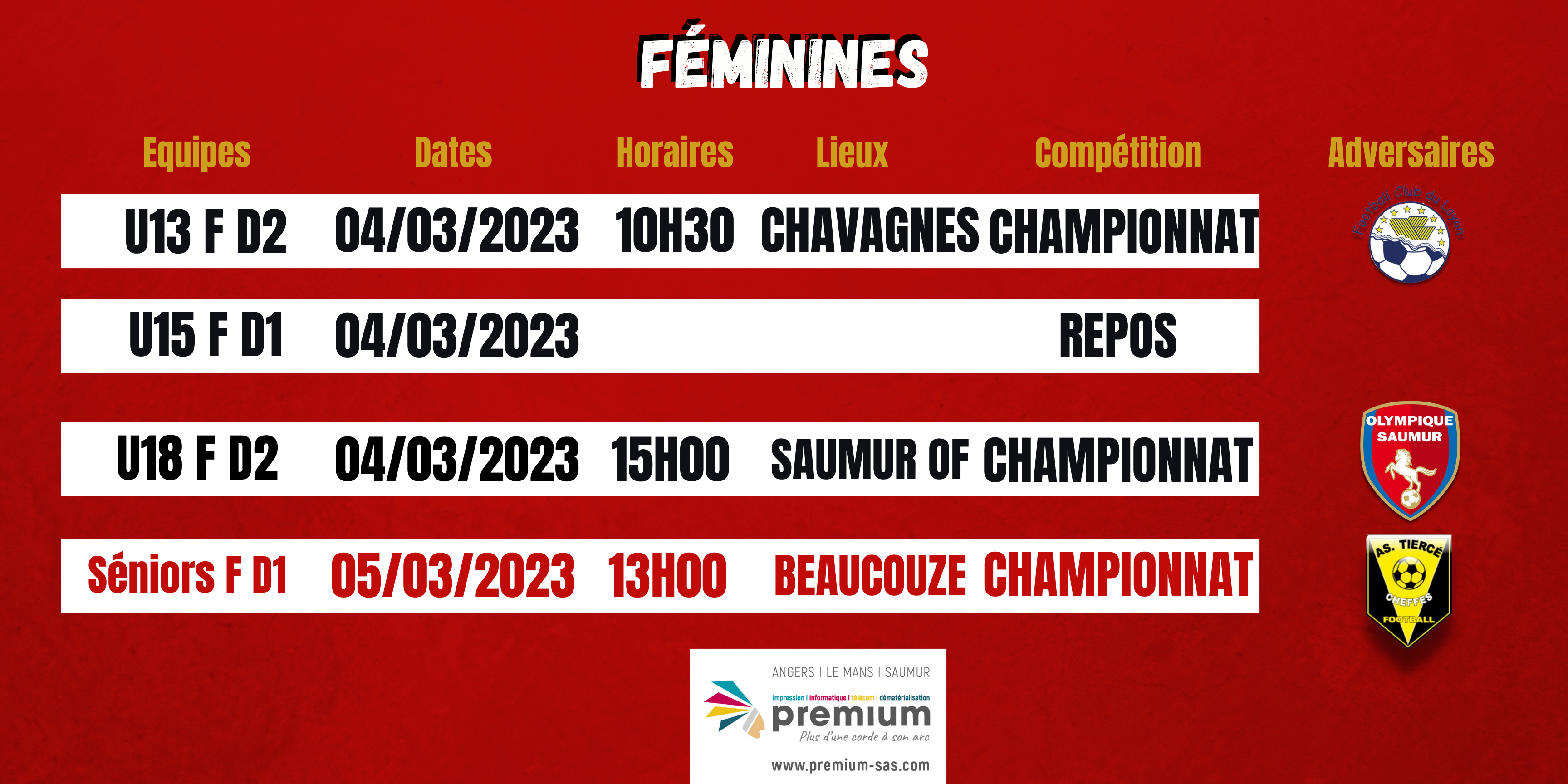 AGENDA DU WEEK-END !