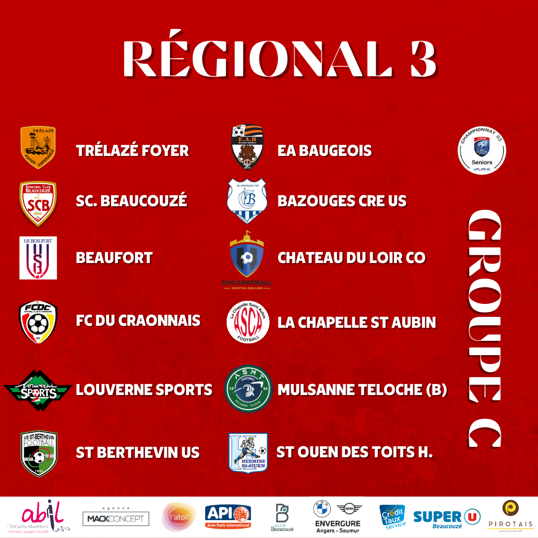 SÉNIORS RÉGIONAL 3 - GROUPE C !