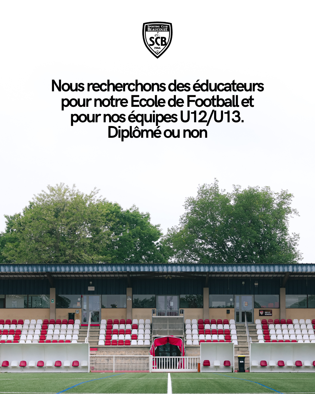 📣 Le SC Beaucouzé Football recrute !
