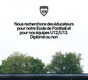 📣 Le SC Beaucouzé Football recrute !