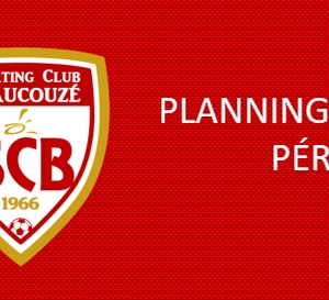 Planning entraînements 2025/2026 - Période scolaire
