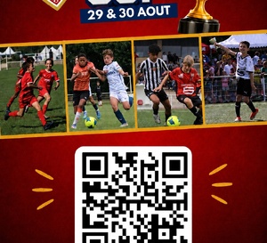 Suivez le tournoi avec le QR code ! Atoll cup 2026