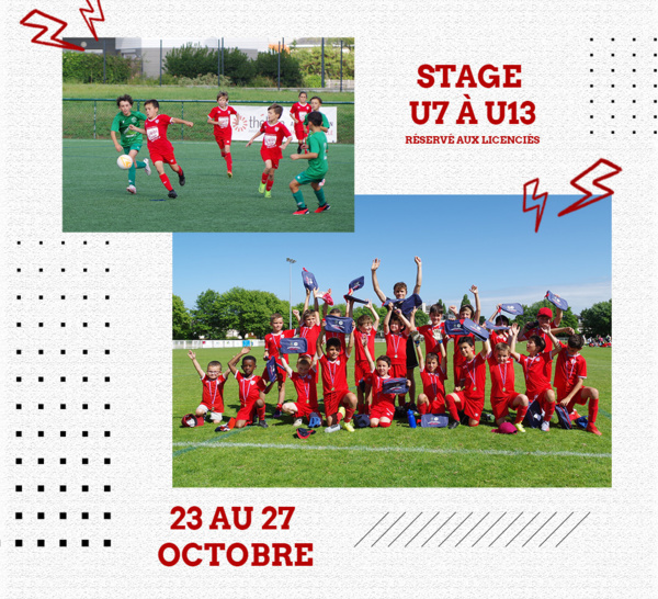 Stage de l'Ecole de Foot